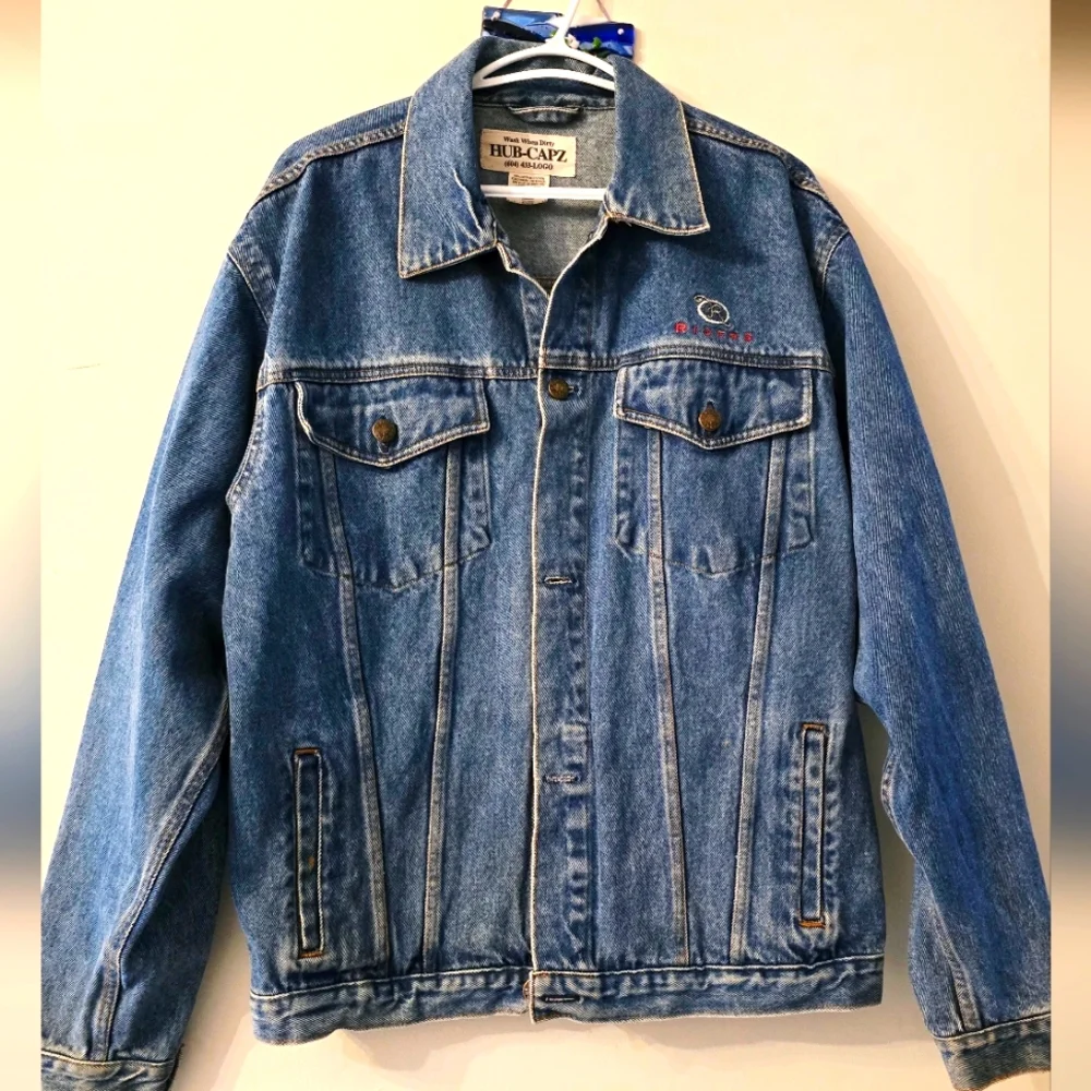 Canadian Made Riders Blue Denim Jacket - Picture 1 of 16